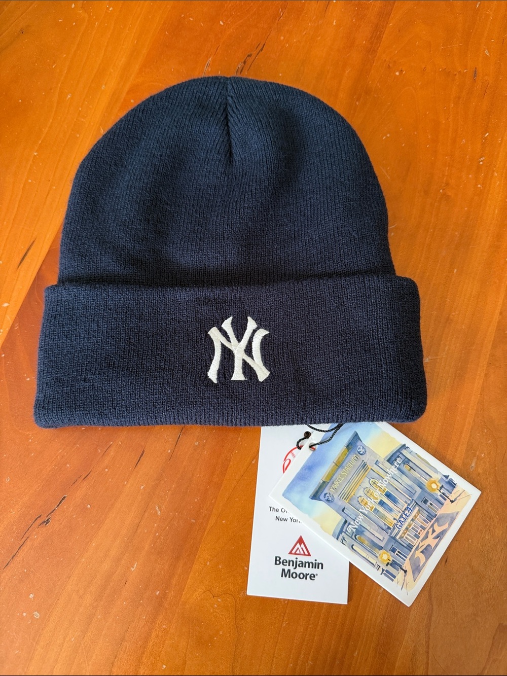 New York Yankees Knit Beanie - Navy Blue (New with Tags!)
